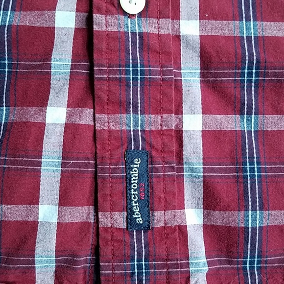 Abercrombie Plaid Long Sleeve Button Down Shirt - Picture 3 of 7